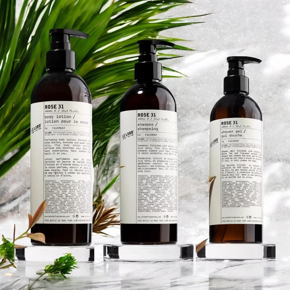 Le Labo Rose 31 Shampoo & Shower Gel & Body Lotion [480Ml] 16.2 Fl. Oz. NEW!