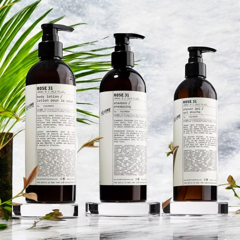 Le Labo Rose 31 Shampoo & Shower Gel & Body Lotion [480Ml] 16.2 Fl. Oz. NEW!